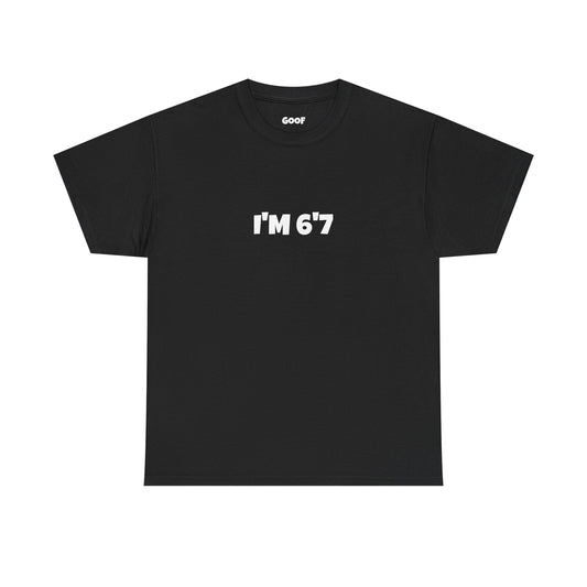 I'M 6'7 tee